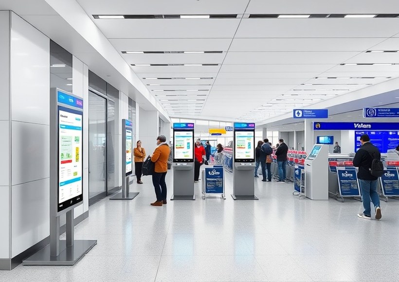 Queue call display in a branch service hall